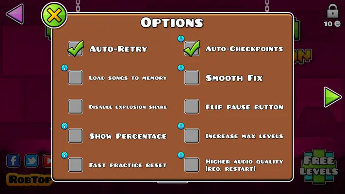 Geometry Dash Meltdown android App screenshot 6